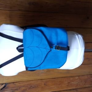 Leafing mini backpack,  teal